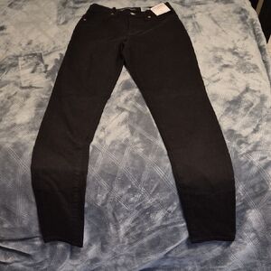 High Rise Black Jeans